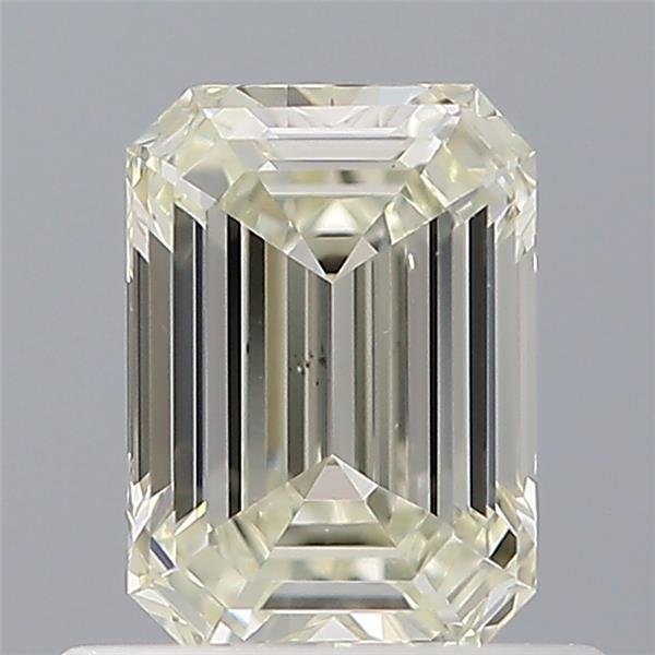 0.60ct K VS2 Rare Carat Ideal Cut Emerald Diamond