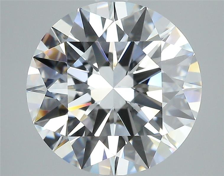 5.07ct G VS1 Rare Carat Ideal Cut Round Diamond