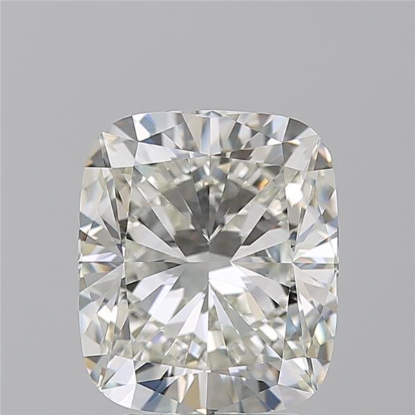 3.17ct J IF Rare Carat Ideal Cut Cushion Diamond