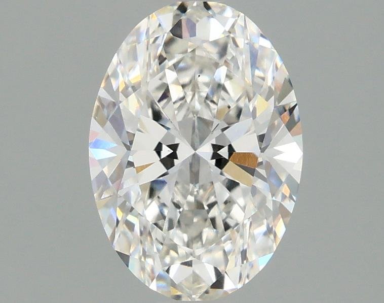 1.38ct F VS1 Rare Carat Ideal Cut Oval Lab Grown Diamond