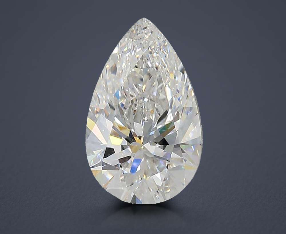 2.70 Carat Pear Lab Diamond