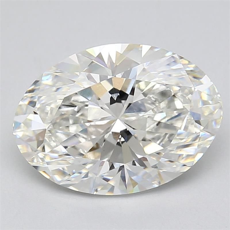4.59ct F VS1 Rare Carat Ideal Cut Oval Lab Grown Diamond
