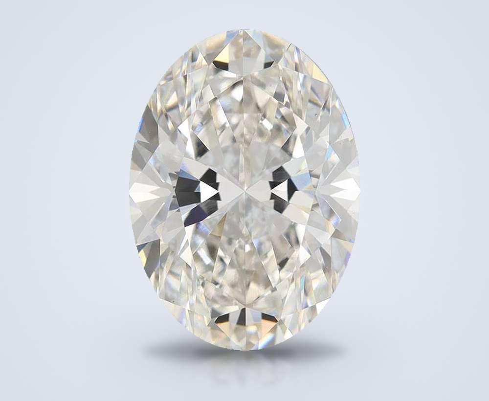 6.61 Carat Oval Lab Diamond