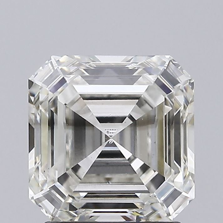 2.08ct H SI1 Rare Carat Ideal Cut Asscher Lab Grown Diamond