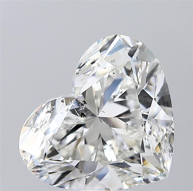 5.01ct G SI2 Rare Carat Ideal Cut Heart Diamond