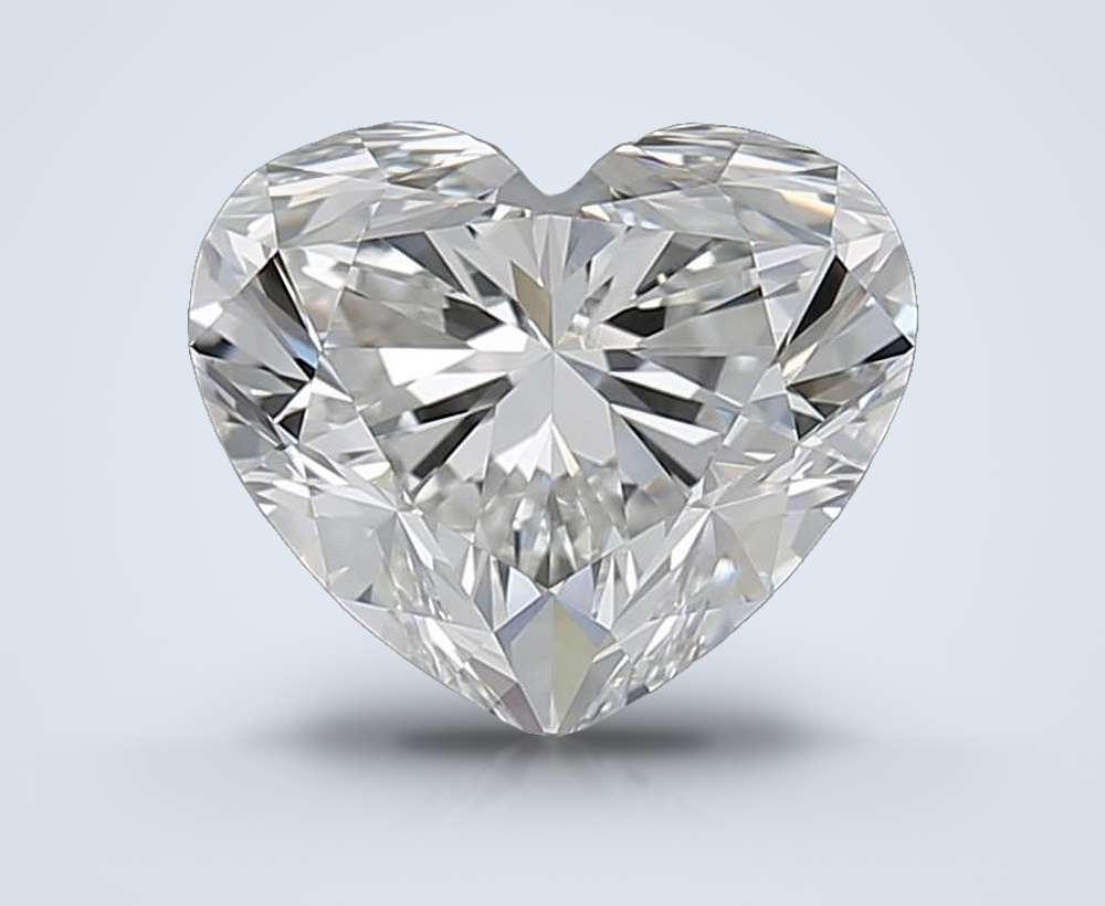 1.70 Carat Heart Natural Diamond