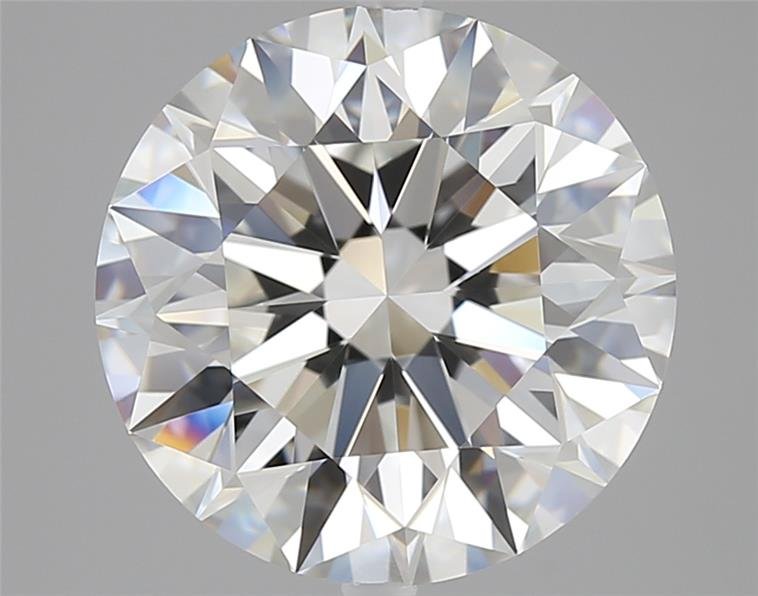 5.23ct G VVS2 Rare Carat Ideal Cut Round Diamond