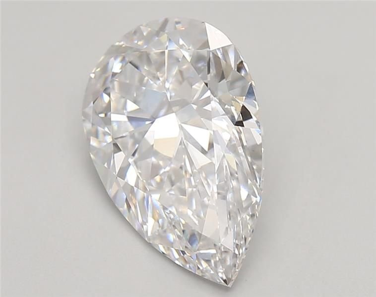 3.09ct D VS1 Rare Carat Ideal Cut Pear Lab Grown Diamond