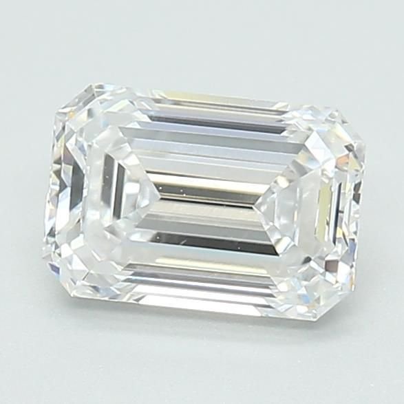 1.06ct D VVS2 Rare Carat Ideal Cut Emerald Lab Grown Diamond