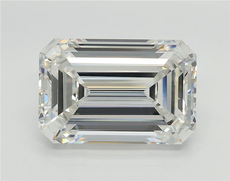 8.02ct F VS1 Rare Carat Ideal Cut Emerald Lab Grown Diamond