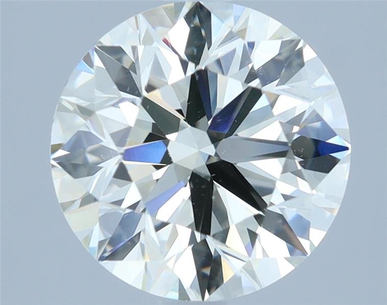 2.18ct K VS2 Rare Carat Ideal Cut Round Diamond