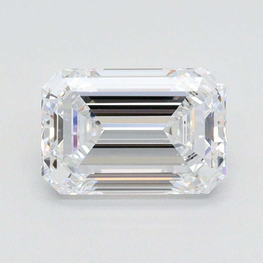 1.57ct E VVS2 Rare Carat Ideal Cut Emerald Lab Grown Diamond
