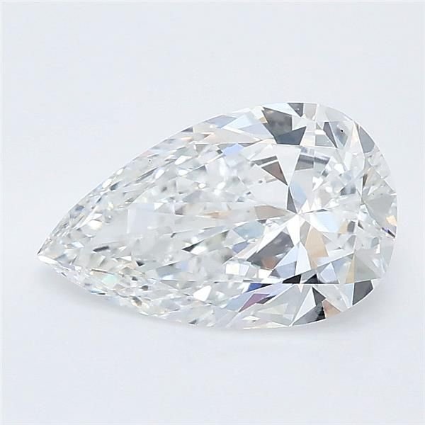 1.43ct D VVS2 Very Good Cut Pear Lab Grown Diamond