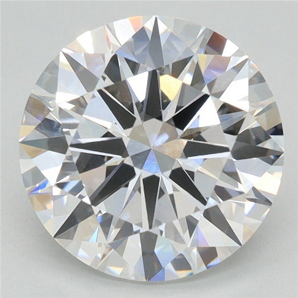 2.98ct E VVS2 Rare Carat Ideal Cut Round Lab Grown Diamond