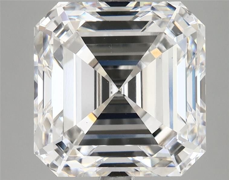 6.00ct E VS1 Rare Carat Ideal Cut Asscher Lab Grown Diamond