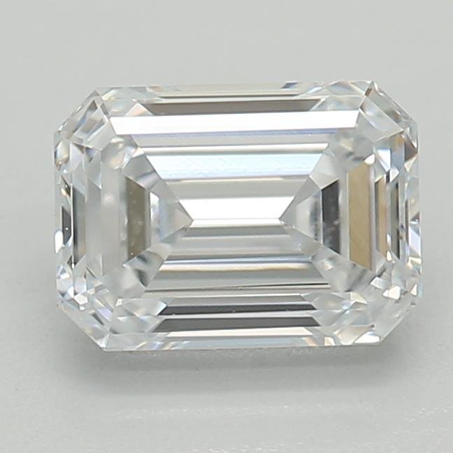0.64ct E VVS2 Excellent Cut Emerald Lab Grown Diamond