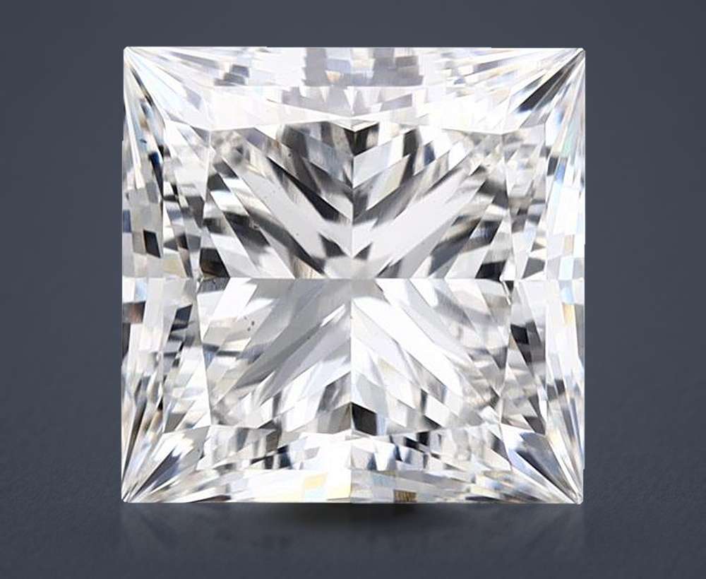 3.70 Carat Princess Lab Diamond