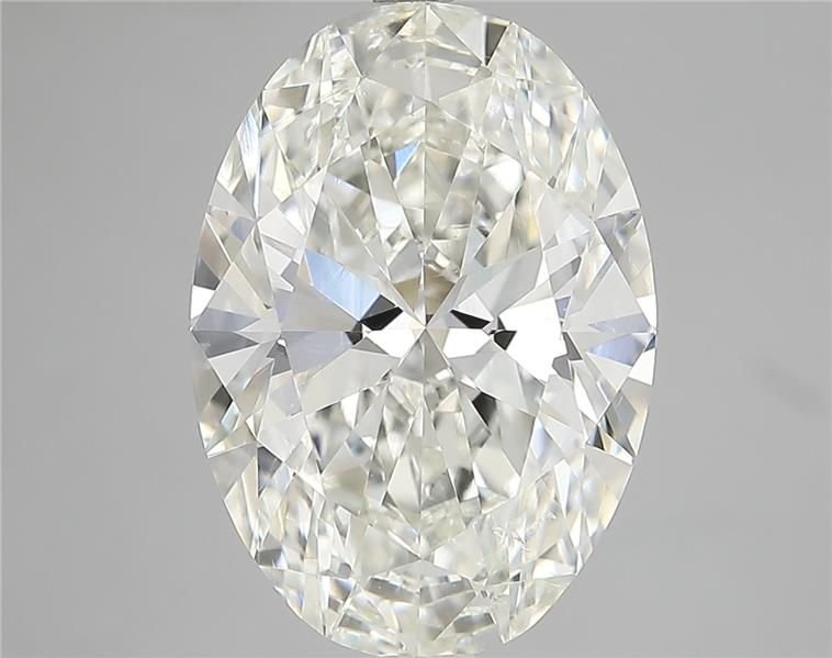 5.51ct K SI1 Rare Carat Ideal Cut Oval Diamond