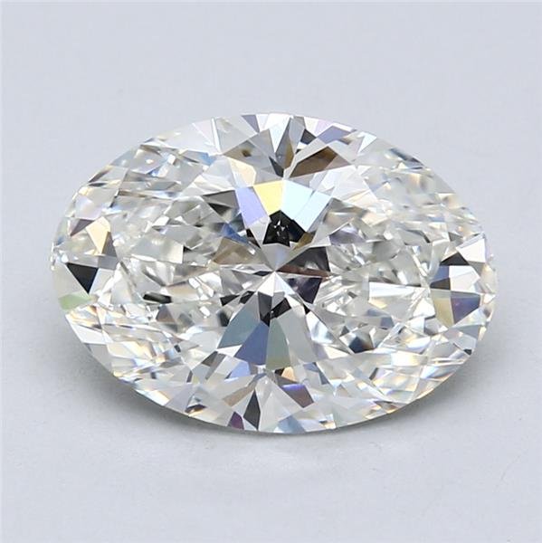 3.09ct G VVS2 Rare Carat Ideal Cut Oval Lab Grown Diamond