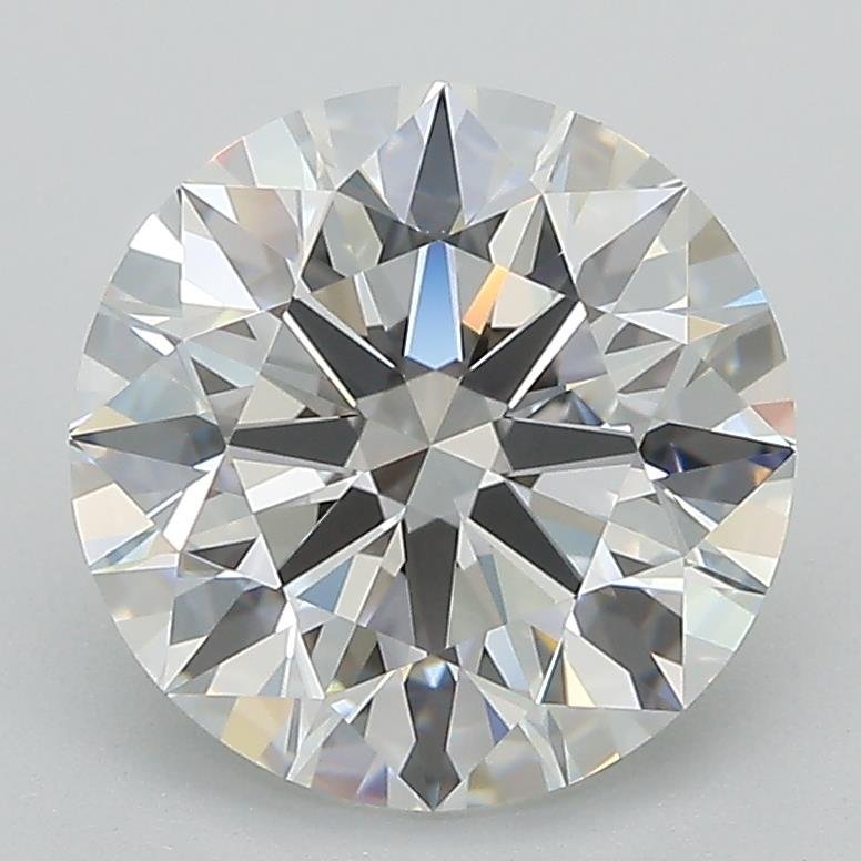 3.06ct E VVS1 Rare Carat Ideal Cut Round Lab Grown Diamond