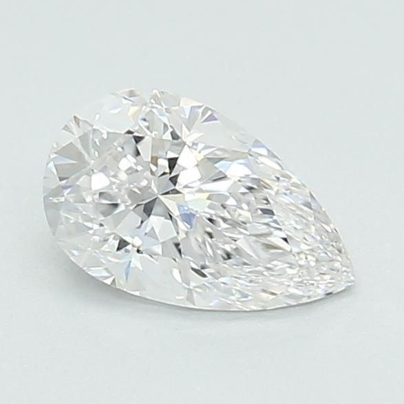 0.61ct D VVS2 Very Good Cut Pear Lab Grown Diamond