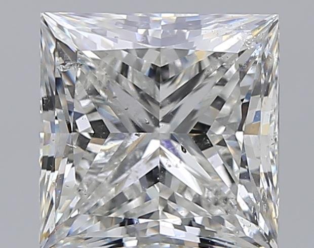 3.82ct H SI2 Rare Carat Ideal Cut Princess Diamond