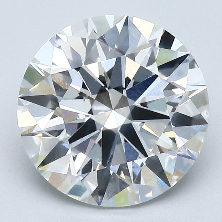 3.11ct G SI1 Rare Carat Ideal Cut Round Diamond