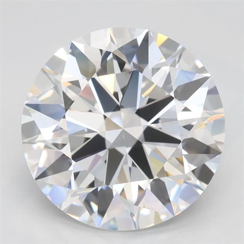 3.14ct D VVS2 Rare Carat Ideal Cut Round Lab Grown Diamond