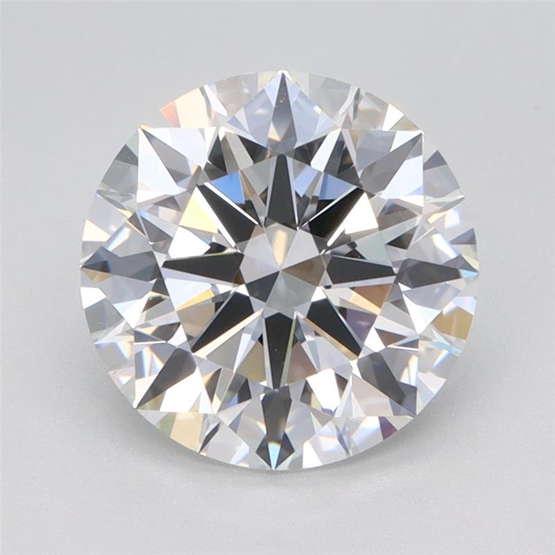 2.59ct F VS2 Rare Carat Ideal Cut Round Lab Grown Diamond