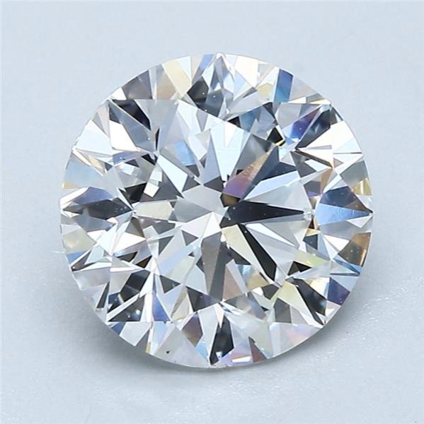 2.50ct F VS2 Rare Carat Ideal Cut Round Diamond