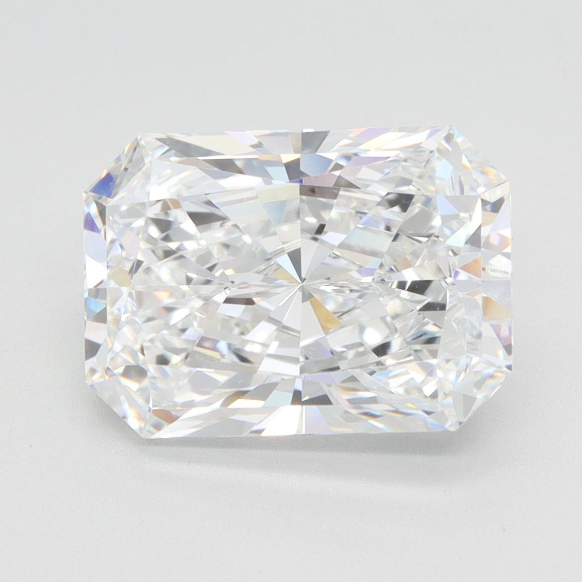 4.04ct F VVS2 Rare Carat Ideal Cut Radiant Lab Grown Diamond