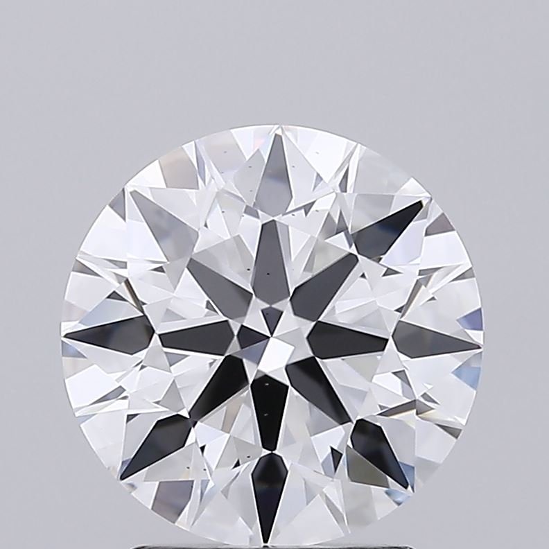 2.27ct D VS2 Rare Carat Ideal Cut Round Lab Grown Diamond