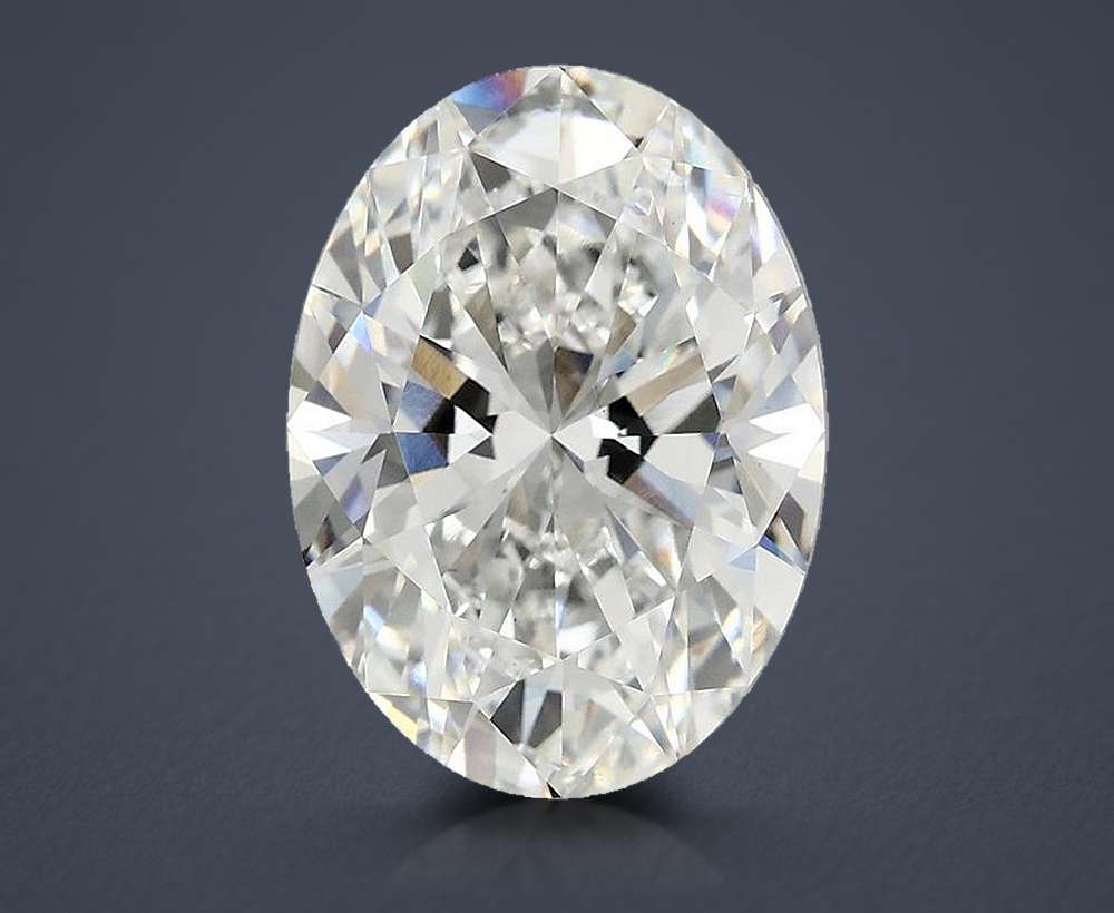 3.92 Carat Oval Lab Diamond