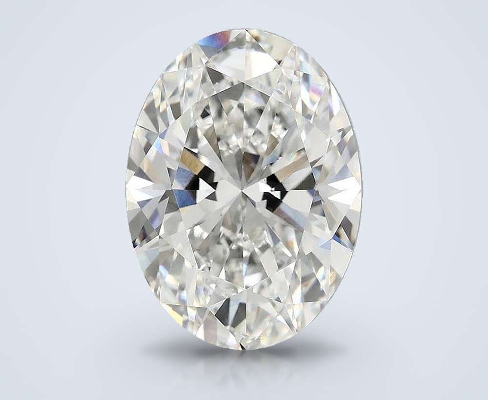 3.92 Carat Oval Lab Diamond