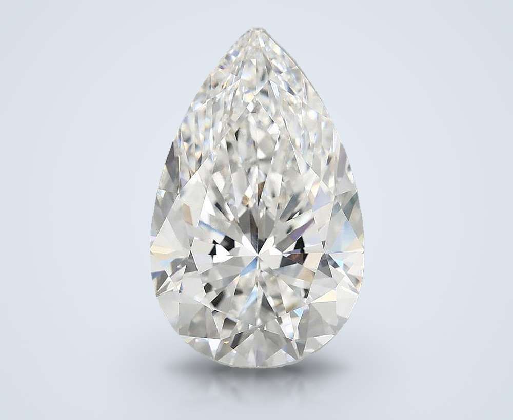 5.82 Carat Pear Lab Diamond