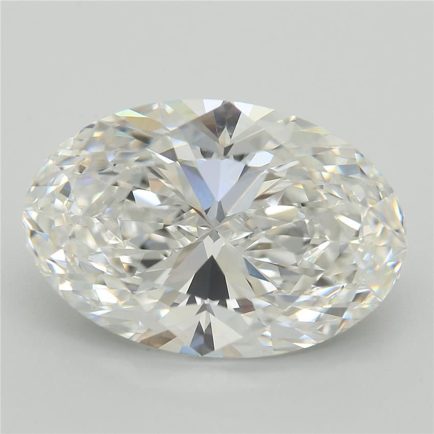 8.27ct E VVS2 Rare Carat Ideal Cut Oval Lab Grown Diamond
