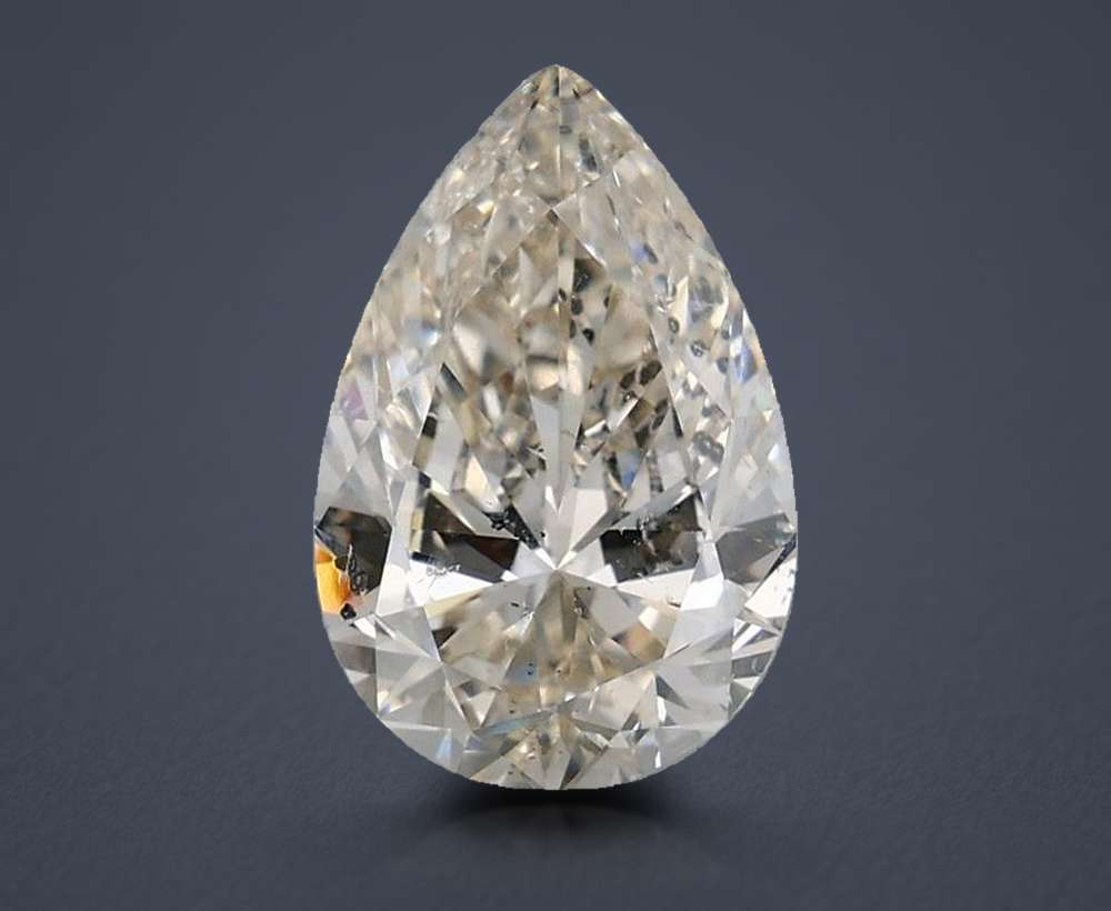 2.50 Carat Pear Natural Diamond