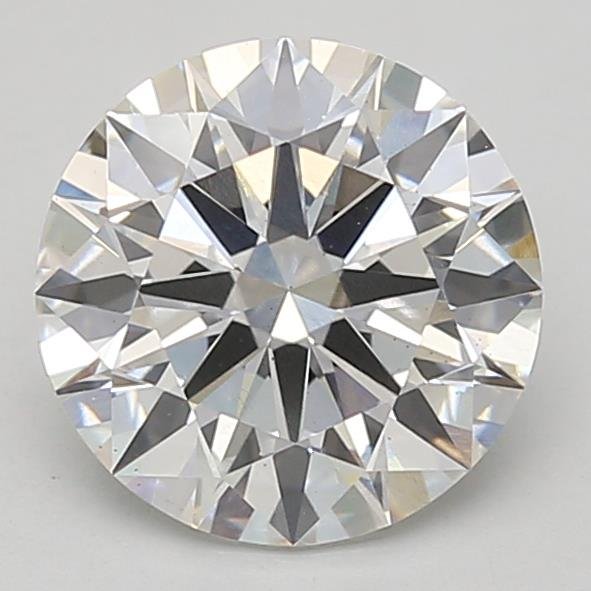 2.51ct E VS2 Rare Carat Ideal Cut Round Lab Grown Diamond