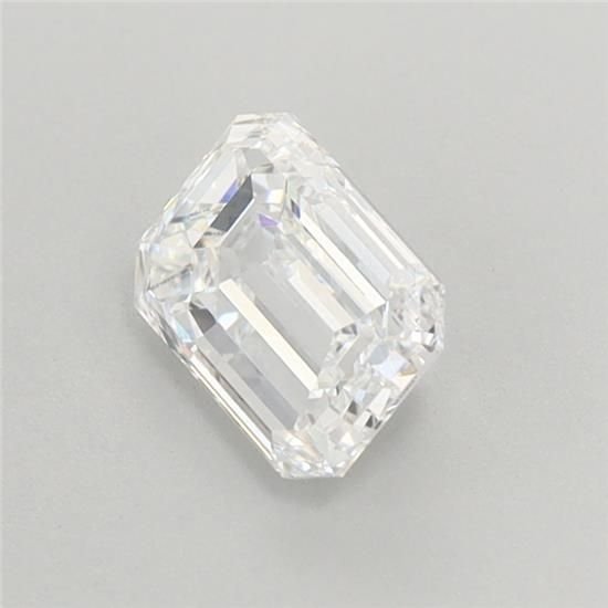 0.96ct D VVS2 Very Good Cut Emerald Lab Grown Diamond