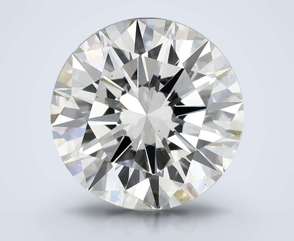 3.88 Carat Round Lab Diamond