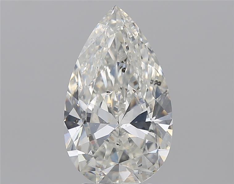 3.50ct H SI2 Rare Carat Ideal Cut Pear Diamond