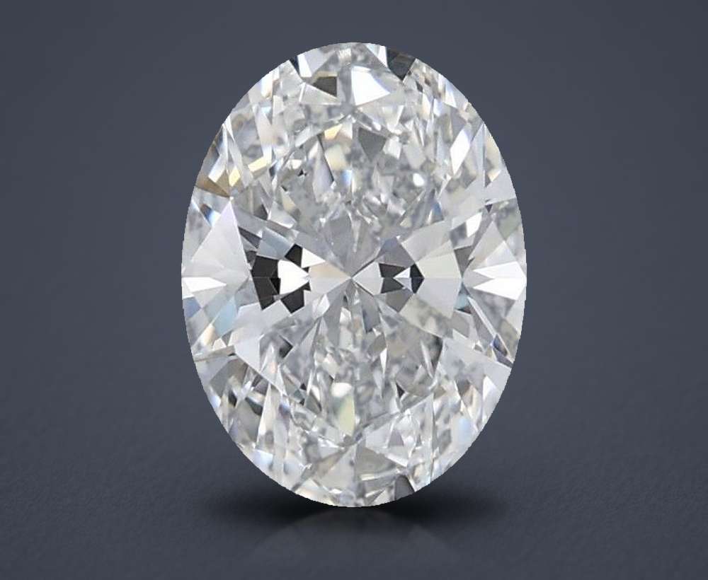 1.00 Carat Oval Lab Diamond