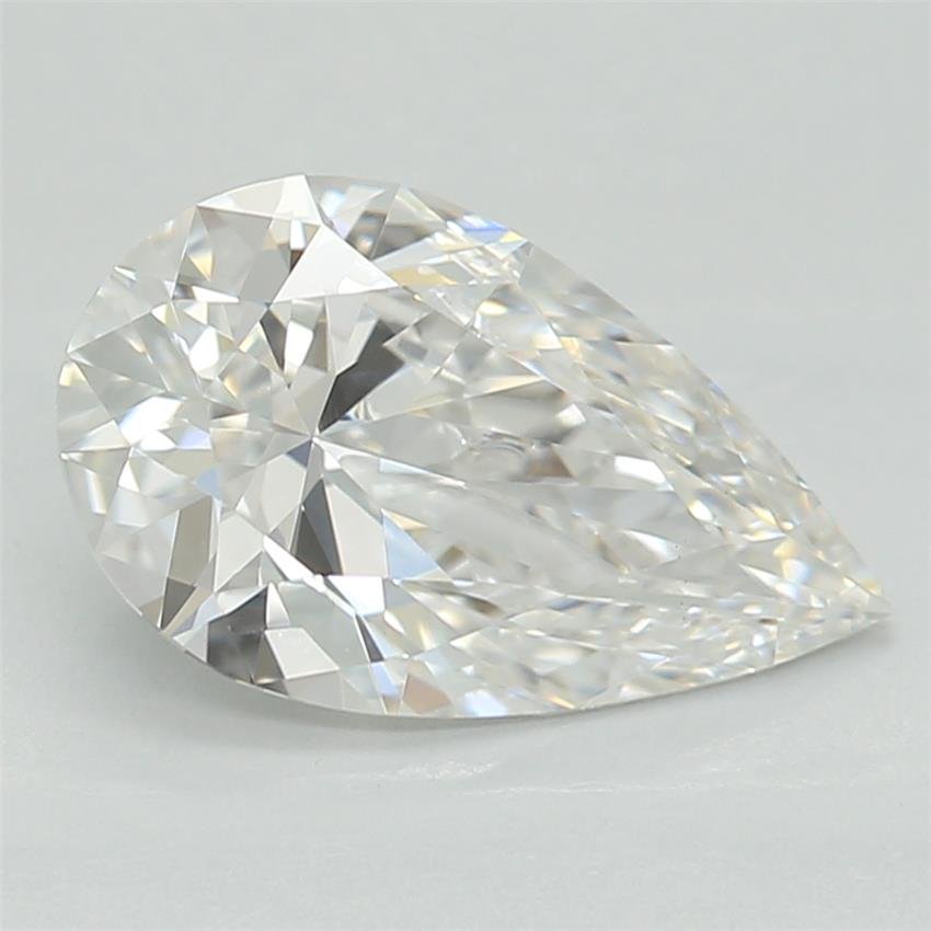 1.09ct E VS1 Rare Carat Ideal Cut Pear Lab Grown Diamond