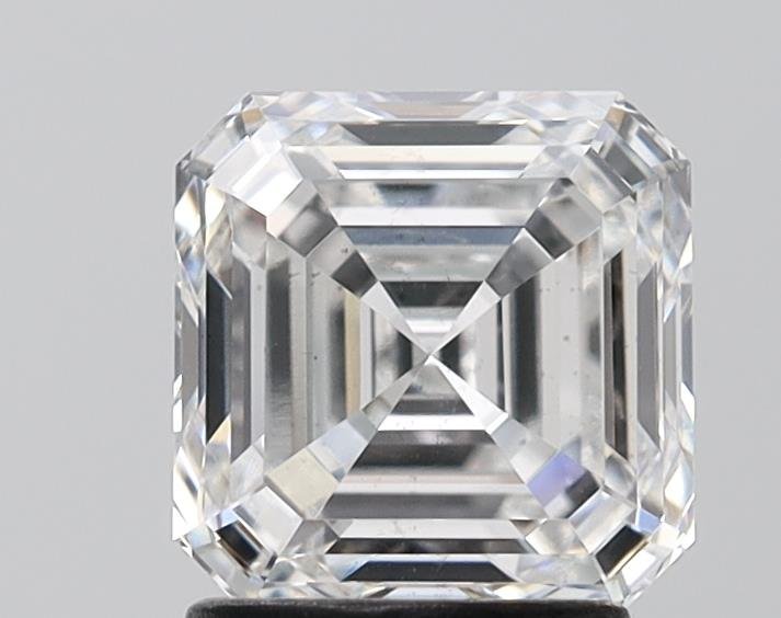 2.01ct E VS2 Rare Carat Ideal Cut Asscher Lab Grown Diamond