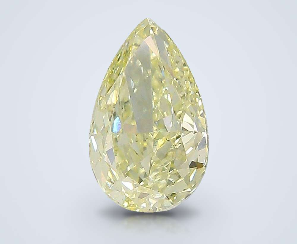 1.46 Ct. Fancy Yellow Pear Lab Diamond