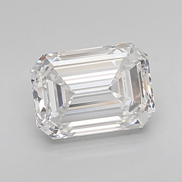 1.59ct E VVS2 Rare Carat Ideal Cut Emerald Lab Grown Diamond