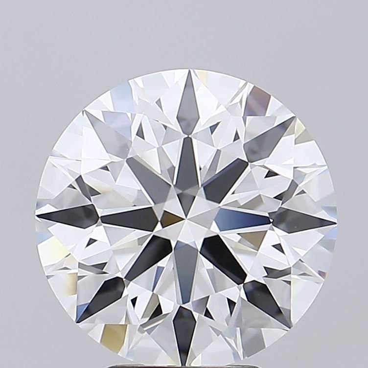 5.04ct F IF Rare Carat Ideal Cut Round Lab Grown Diamond