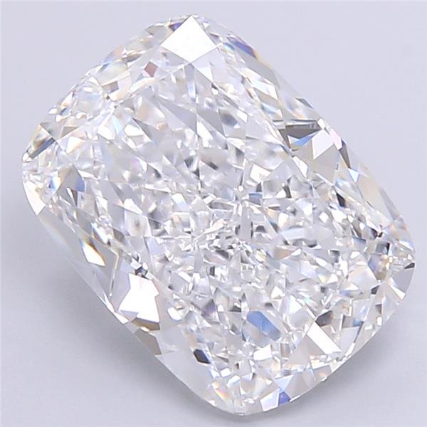 5.52ct E VVS2 Rare Carat Ideal Cut Cushion Lab Grown Diamond