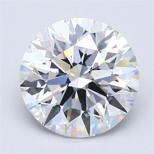 1.71ct F VS1 Rare Carat Ideal Cut Round Diamond