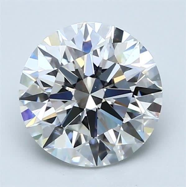 2.30ct F VS1 Rare Carat Ideal Cut Round Diamond